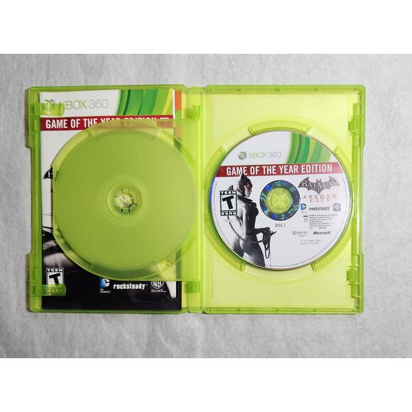 Batman DC Arkham City Game Of The Year Edition (Xbox 360, 2012) CIB Pre-owned - Picture 3 of 8